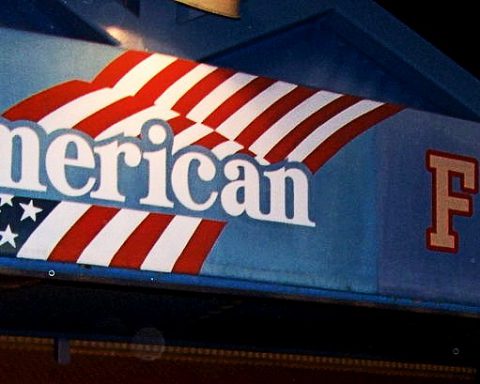 American fries signage