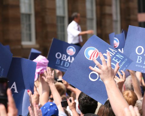Obama/Biden rally, 2008