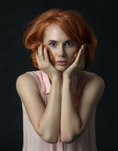 shocked woman