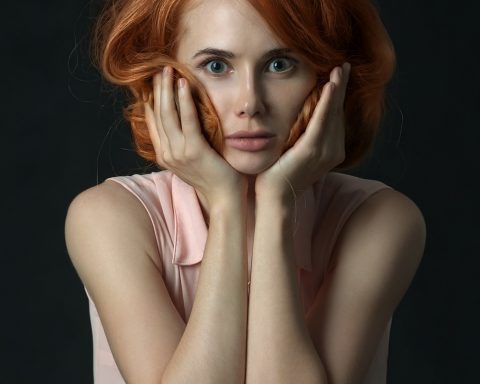 shocked woman